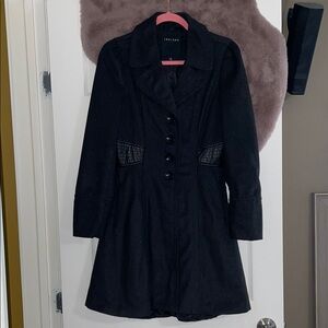 Therapy Black Trench Coat Timeless Tailored Design